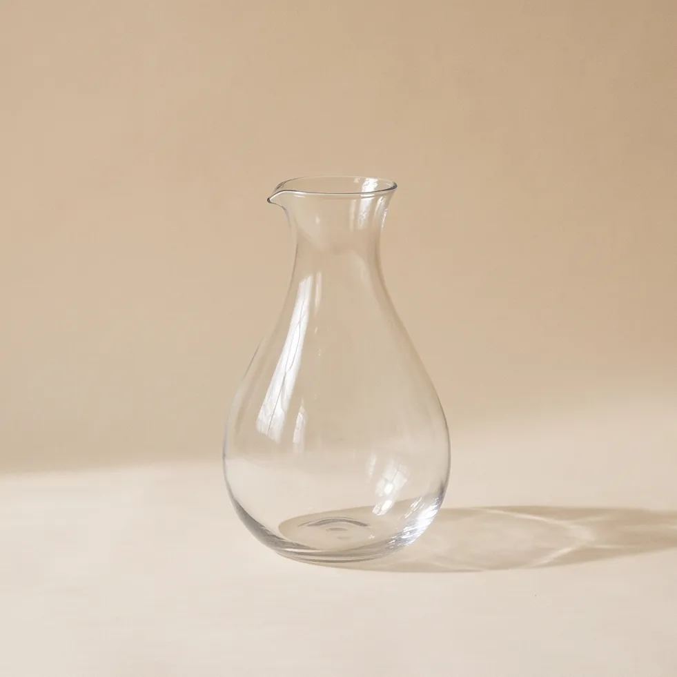 Caraffa «Goccia» — Vetro soffiato a bocca