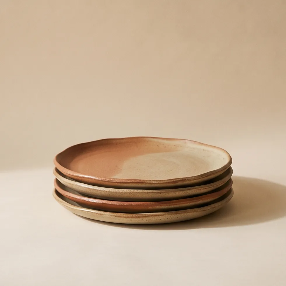 Set piatti «Terra» — Gres, 4 pezzi